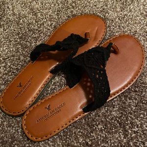 AE leather sandals